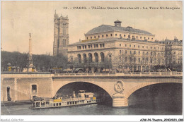 AJWP4-0374 - THEATRE - PARIS - THEATRE SARAH-BERNHARDT - LA TOUR ST-JACQUES  - Théâtre