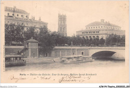 AJWP4-0375 - THEATRE - PARIS - THEATRE DU CHATELET - TOUR ST-JACQUES - THEATRE SARAH-BERNHARDT  - Theatre