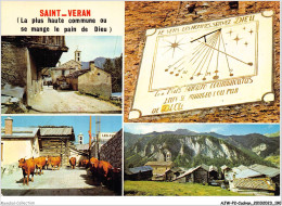 AJWP2-0217 - CADRAN-SOLAIRE - SAINT-VERAN - LA PLUS HAUTE COMMUNE HABITEE D'EUROPE  - Astronomía