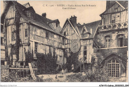 AJWP2-0169 - CADRAN-SOLAIRE - ROUEN - VIEILLE MAISON RUE ST-ROUMAIN - COUR D'ALBANE  - Sterrenkunde