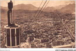 AJWP1-0082 - TELEPHERIQUE - GRENOBLE - LE TELEFERIQUE DE LA BASTILLE - PERSPECTIVE SUR LA VILLE  - Other & Unclassified