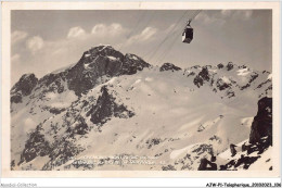 AJWP1-0054 - TELEPHERIQUE - CHAMONIX-MONT-BLANC - EN HIVER - LE BREVENT ET NACELLE DU TELEFERIQUE  - Other & Unclassified