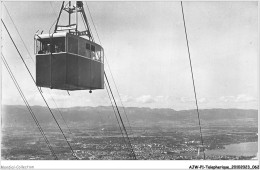 AJWP1-0032 - TELEPHERIQUE - LE MONT-SALEVE - GENEVE ET LES MONTS DU JURA - VUS DU TELEPHERIQUE  - Other & Unclassified