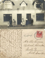 Denmark, BRØRUP, Syersker Dressmaker Fogtmann Skræder Tailor Andersen 1916 RPPC - Danimarca