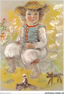 AJRP5-0492 - ENFANTS - LES ENFANTS BRETONS DE MARIE-CLAUDE MONCHAUX - PETIT GARCON EN COSTUME DE DOUARNENEZ - Dibujos De Niños