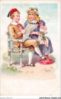 AJRP5-0447 - ENFANTS - FILLETTE ET GARGON - Gruppen Von Kindern Und Familien