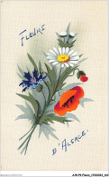 AJRP9-0967 - FLEURS - BOUQUET DE MARGUERITES - FLEURS D'ALSACE - Fleurs
