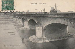 XXX -(45) ORLEANS - PONT ROYAL - PECHEURS  - 2 SCANS - Orleans