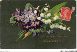 AJRP8-0873 - FLEURS - AMITIE DOUCE ET SINCERE - MUGUET - Flowers