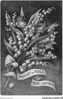 AJRP8-0854 - FLEURS - MUGUET DU POILU - PORTE-BONHEUR  - Blumen