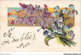 AJRP8-0842 - FLEURS - NE M'OUBLIER PAS - MYOSOTIS  - Flowers