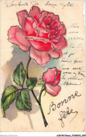 AJRP8-0829 - FLEURS - BONNE FETE - ROSE  - Flowers