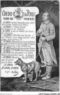 AJRP7-0740 - HOMMES - CREDO DU POILU - CREDO DES TRANCHEES CHIEN - Men