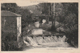 XXX -(46) CASTELFRANC - EMBOUCHURE DU VERT- PHOT . BRUNETEAU , PUY L' EVEQUE - 2 SCANS - Autres & Non Classés