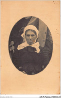 AJRP6-0550 - FEMMES PORTRAIT D UNE FEMME AU BONNET CARTE PHOTO - Femmes