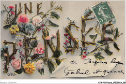 AJRP10-1036 - FLEURS - UNE PENSEE - ROSES  - Flowers