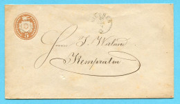 Tüblibrief Von Siebnen Nach Kempraten 1871 - Interi Postali