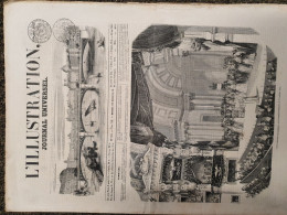 L'ILLUSTRATION Journal Universel 30 Octobre 1852 . Représentation De La Comédie Française - 1850 - 1899