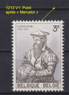 Belgique: COB N° 1213 V1, Neuf, **, Sans Charnière. TB !!! - 1961-1990