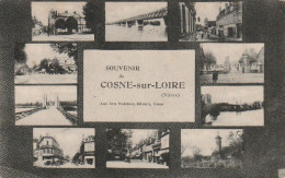 XXX -(58) SOUVENIR DE COSNE SUR LOIRE - CARTE MULTIVUES - EDIT. " AUX ARTS MODERNES " , COSNE  - 2 SCANS - Cosne Cours Sur Loire