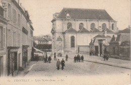 XXX -(60) CHANTILLY - EGLISE NOTRE DAME - ANIMATION - 2 SCANS - Chantilly