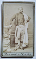 CDV Homme En Costume Traditionnel - Tunisie - Fin XIX ème - Photo Adamo, Tunis - BE - Oud (voor 1900)
