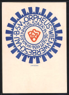 Künstler-AK Sign. Juraschek: Wien, Werbeschau BSV Orpheus 1936 Im Warenhaus Stafa  - Postzegels (afbeeldingen)