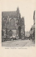 XXX -(61) ALENCON - GRANDE RUE - EGLISE NOTRE DAME - ANIMATION - ETALS - 2 SCANS - Alencon