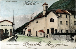 CARTOLINA FORMATO PICCOLO VALLE D'OSSOLA - FERMATA DI PALLANZENO - VIAGGIATA N. 8010 - Verbania