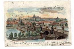 CZ 10000 PRAHA / PRAG, Lithographie, 1902 - Tchéquie