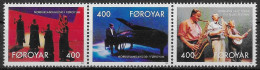 FEROE - THEATRE ET MUSIQUE - N° 237 A 239 - NEUF** MNH - Färöer Inseln