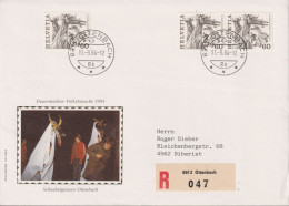 1984 Schweiz Nachnahme Brief, Zum:CH 679 Mi:CH 1282, Schnabelgeissen Ottenbach - Storia Postale