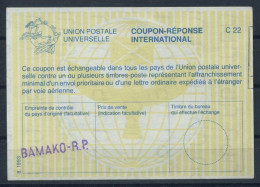 RÉPUBLIQUE DU MALI  La28  8.1993  International Reply Coupon Reponse Antwortschein IRC IAS BAMAKO R.P. - Malí (1959-...)