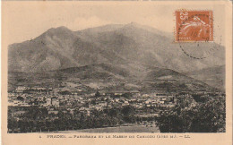 XXX -(66) PRADES - PANORAMA ET LE MASSIF DU CANIGOU - 2 SCANS - Prades