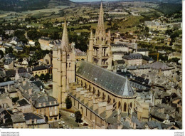 48 MENDE Vue Générale Aérienne Cathédrale VOIR ZOOM Bâtiments En Construction Grues En Haut à Droite VOIR DOS - Mende