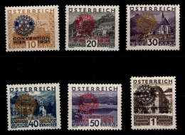 Österreich 518-523 Postfrisch Rotary International #GM638 - Andere & Zonder Classificatie
