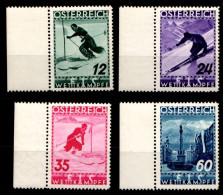 Österreich 623-626 Postfrisch Seitenrand FIS Wettkämpfe Wintersport #GM632 - Otros & Sin Clasificación