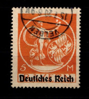 Deutsches Reich 136 Typ I Gestempelt Geprüft Infla #GR645 - Other & Unclassified