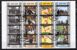 1995 SAN MARINO BF 41 USATO Centenario Del Cinema - Blocks & Kleinbögen