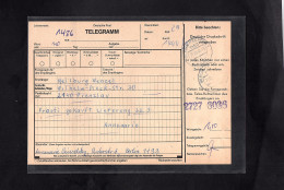 DDR., Telegramm Mit Me.F. Mi.-Nr. 3304 - Covers & Documents