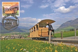 Switzerland 2018 - 125 Years Stanserhorn Railway Carte Maximum - Maximumkarten (MC)