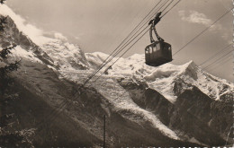 XXX -(74) CHAMONIX - LE TELEFERIQUE DE PLAN PRAZ - LE BREVENT - EDIT. GIL , ANNECY - 2 SCANS - Chamonix-Mont-Blanc