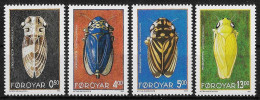 FEROE - INSECTES - CIGALES - N° 268 A 271 - NEUF** MNH - Andere & Zonder Classificatie