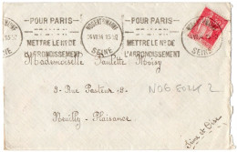 KRAG NOGENT Sur Marne Sur Lettre - 1921-1960: Période Moderne