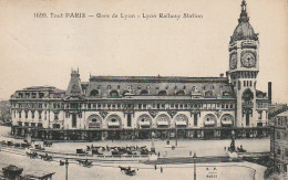 XXX -(75) PARIS - GARE DE LYON - VUE GENERALE - 2 SCANS - Métro Parisien, Gares