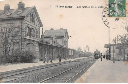 93 LE BOURGET #20072 QUAIS DE GARE TRAIN LOCOMOTIVE - Le Bourget