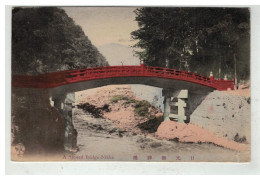 JAPON JAPAN #18770 A SAC RED BRIDGE NIKKO - Autres & Non Classés