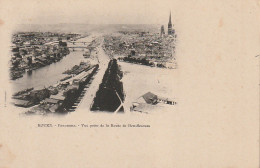 XXX -(76) ROUEN - PANORAMA - VUE PRISE DE LA ROUTE DE BON SECOURS - 2 SCANS - Rouen