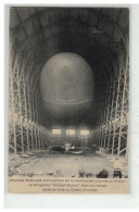 AVIATION #18145 BALLON DIRIGEABLE COLONEL RENARD DANS SON HANGAR APRES VISITE AU CHAMP LE 24 AOUT - Airships