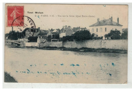 77 MELUN #19616 TOUT MELUN VUE SUR LA SEINE QUAI NOTRE DAME - Melun